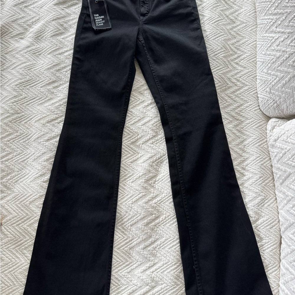 NWT Cotton Citizen The Naomi Jean Black Skinny Flare 26